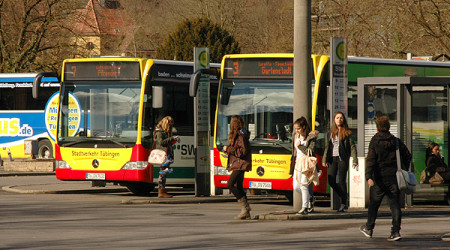 Stadtbusse in T&uuml;bingen (Quelle: RTF.1)