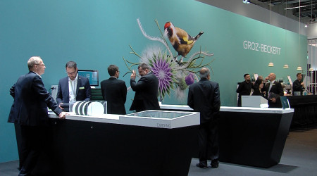 Stand von Groz-Beckert auf der Techtextil (Quelle: RTF.1)