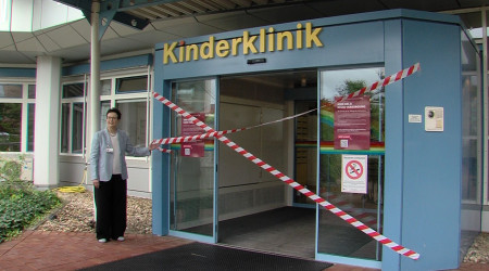Aktion an der Kinderklinik in T&uuml;bingen (Quelle: RTF.1)