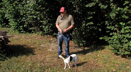 Sommertr&uuml;ffeljadg mit Karl-Heinz Klink und Hund (Quelle: RTF.1)