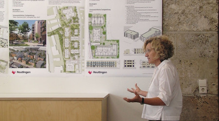 Ausstellung f&uuml;r Wohnungsbauprojekte in Reutlingen (Quelle: RTF.1)