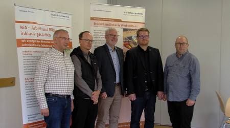 Pressetermin zur Entgelt-Anpassung der Bruderhaus Diakonie (Quelle: RTF.1)